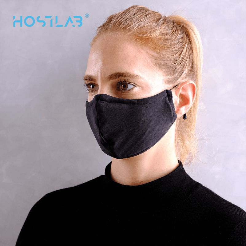 Stoffmaske mit antiviraler und antibakterieller Fasertechnologie