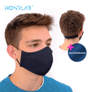 Stoffmaske aus Jeans-Material, einzeln von Hand gefertigt